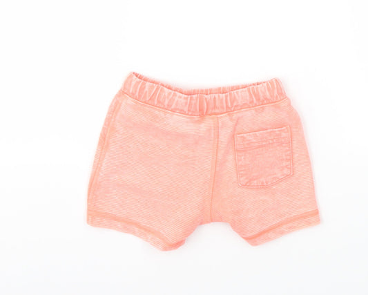 FRED&FLO Boys Orange Capri Trousers Size 6-9 Months