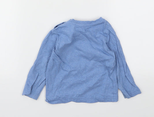 NUTMEG Boys Blue Basic T-Shirt Size 9-12 Months