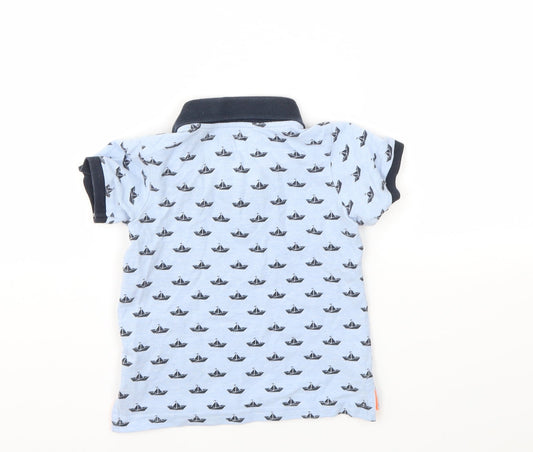 L.O.G.G Boys Blue Basic T-Shirt Size 6-9 Months