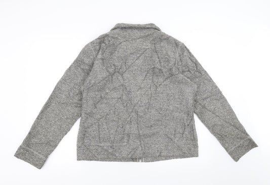 NEXT Womens Grey Full Zip Jumper Size 16