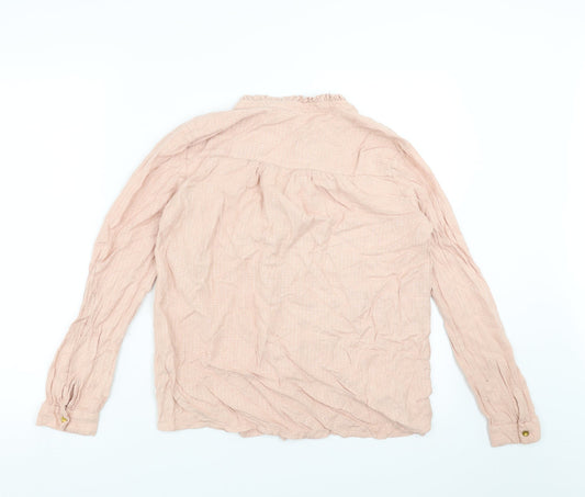 VERO MODA Womens Pink Basic Blouse Size M