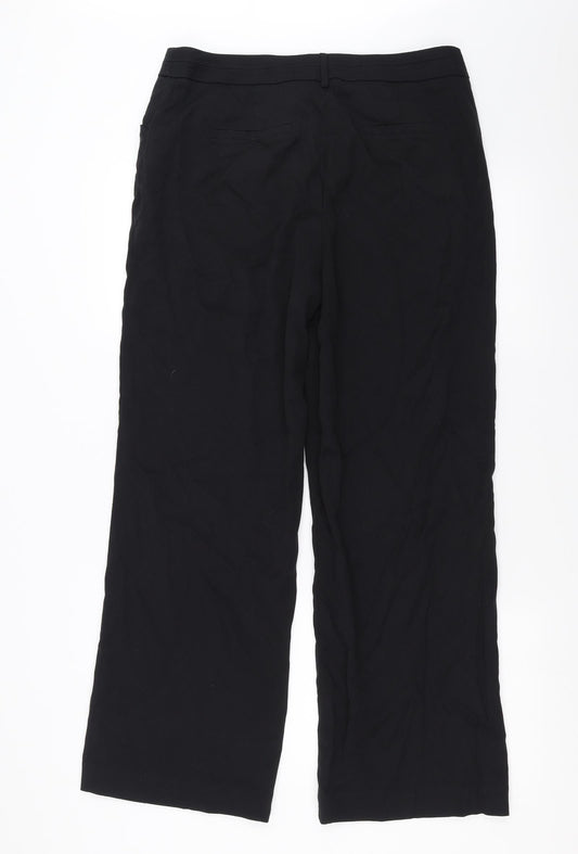Sainsburys Womens Black Trousers Size 14 L28 in