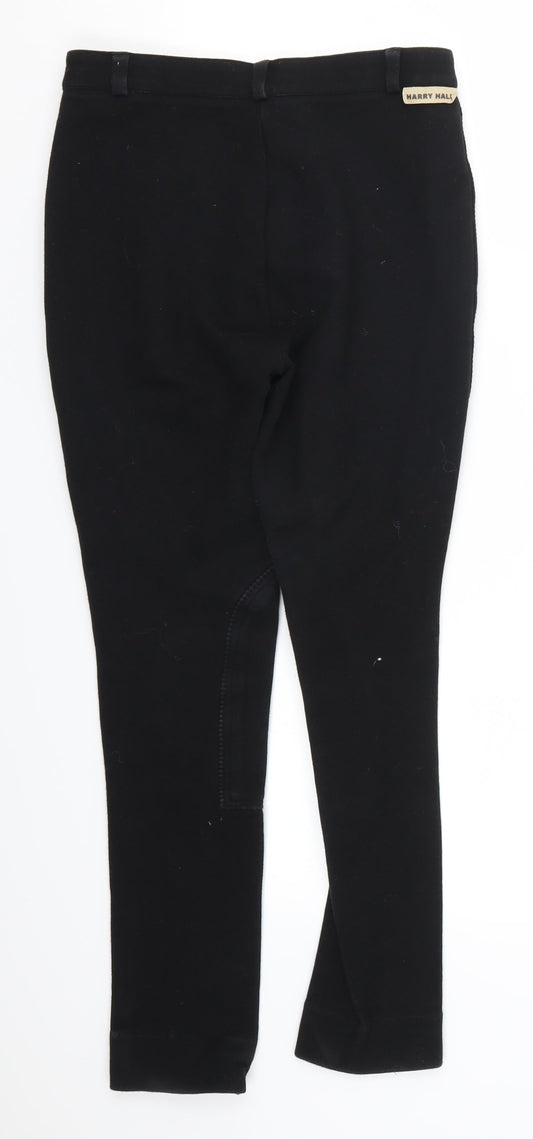 Harry Hall Womens Black   Trousers  Size 28 in L26 in