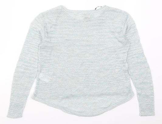 H&M Womens Blue Pullover Jumper Size 6