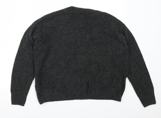 H&M Womens Grey Pullover Jumper Size S