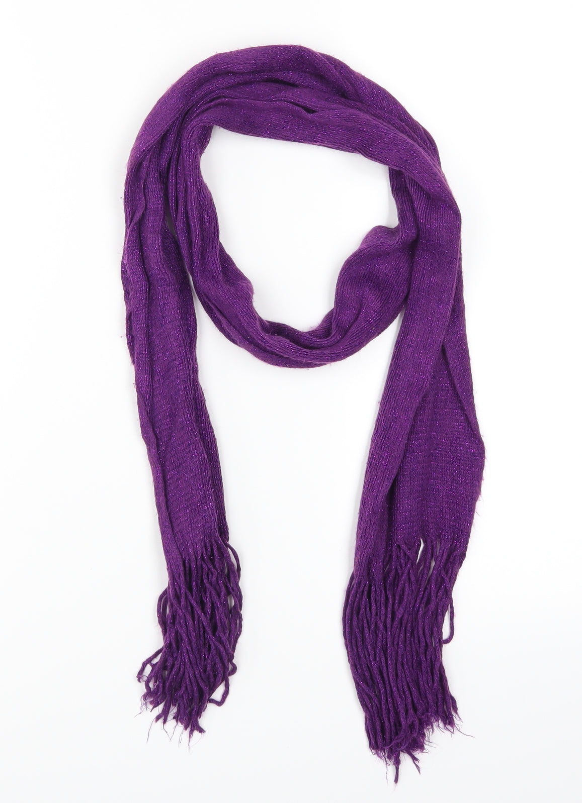 Preworn Womens Purple Scarf