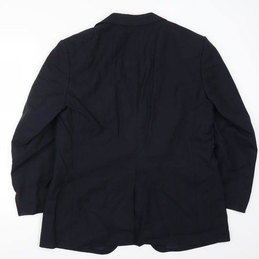 Preworn Mens Blue Jacket Suit Jacket Size 42