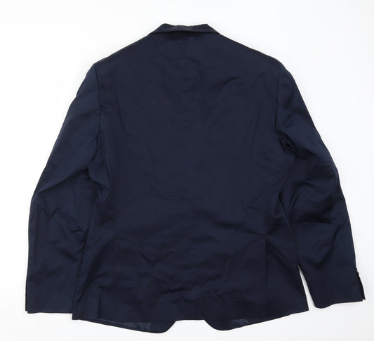 C&A Mens Blue Jacket Suit Jacket Size 42