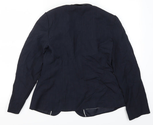 Marks and Spencer Womens Blue Jacket Blazer Size 12