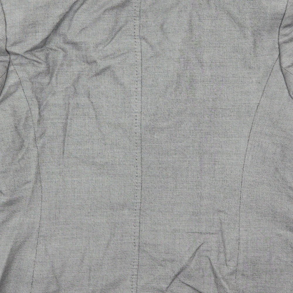 Planet Womens Grey Jacket Suit Jacket Size 14