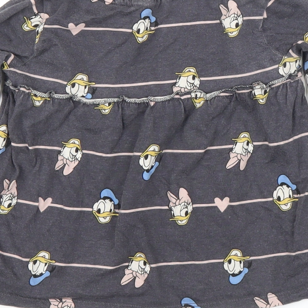 George Girls Grey Tunic T-Shirt Size 2-3 Years - Disney