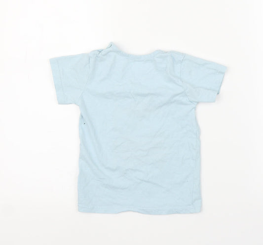 Tian Boys Blue Basic T-Shirt Size 3-4 Years