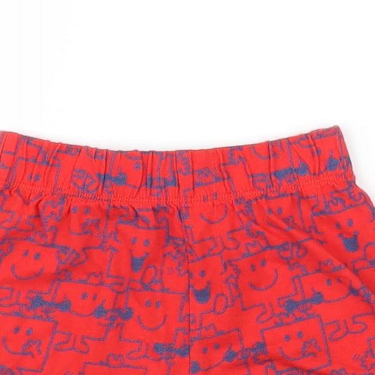 Mr Men Boys Red Capri Leggings Size 18 Months