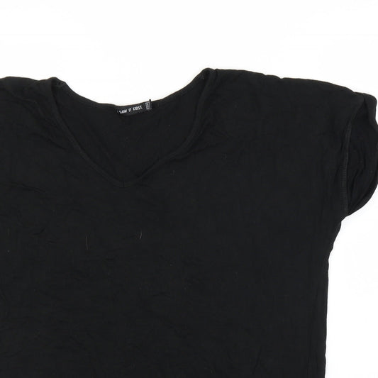 I SAW IT FIRST Womens Black Basic Blouse Size 8