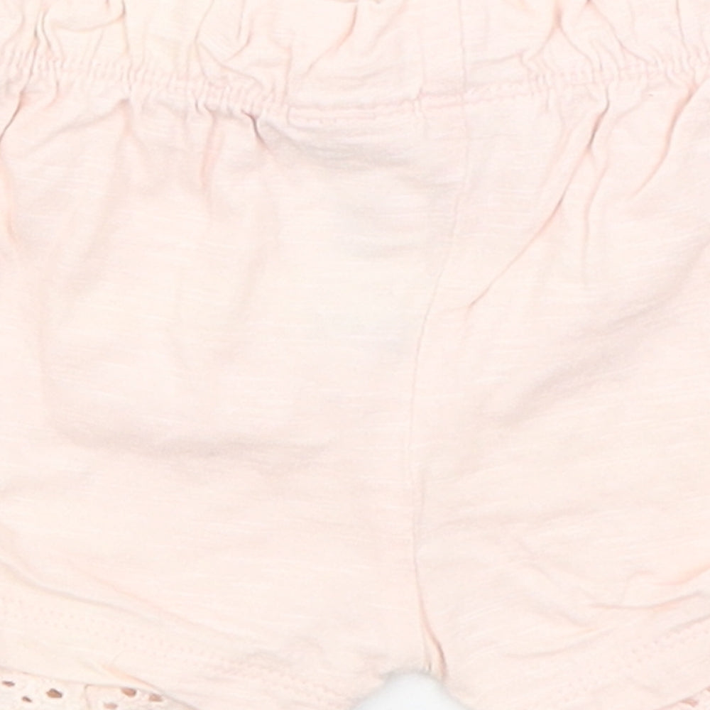 F&F Baby Pink Cropped Trousers Size 3-6 Months