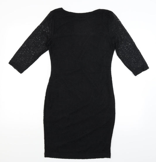 Amisu Womens Black Bodycon Size 8