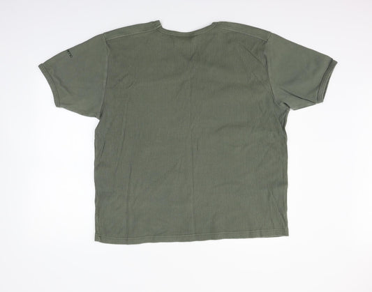 Atlantic Terrain Mens Green T-Shirt Size XL