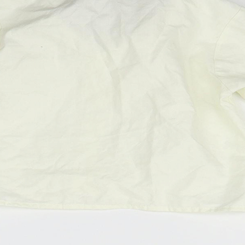 vikaki Boys White Basic Button-Up Size 3-6 Months