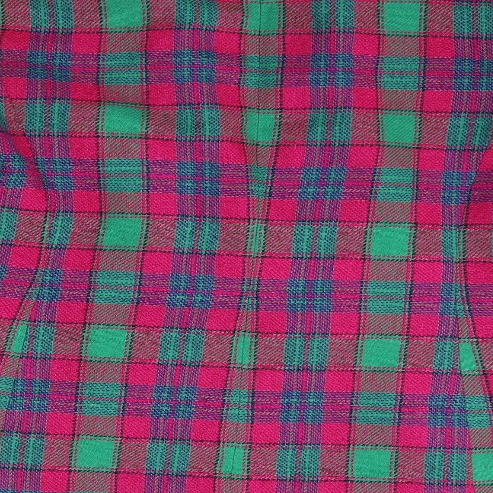Hamels Womens Pink Check Jacket Size 10
