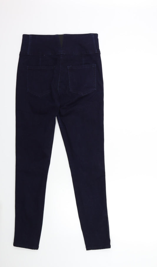Preworn Womens Blue Denim Skinny Jeans Size 28 in L28 in