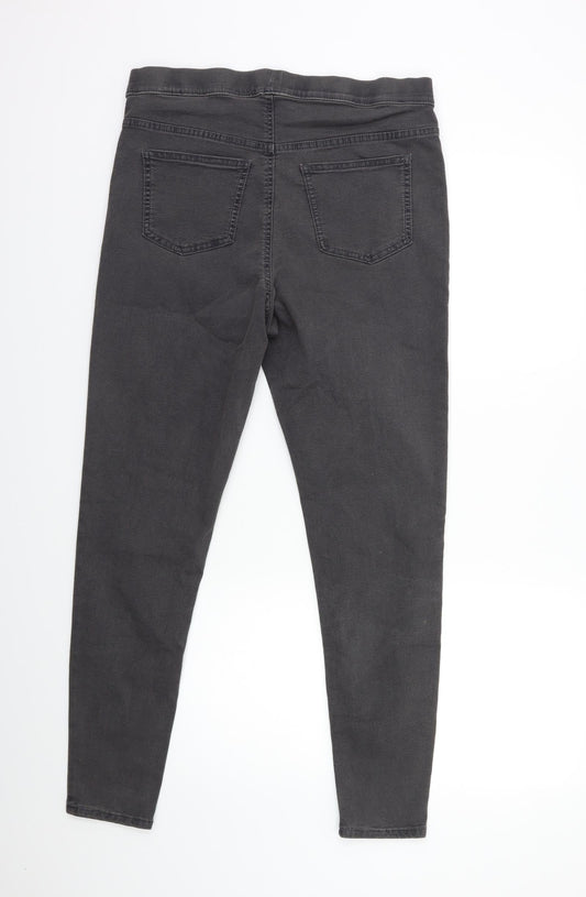 Marks and Spencer Womens Grey Denim Jegging Jeans Size 32 in L26 in