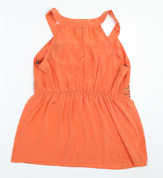 Et Vous Womens Orange Basic Blouse Size 16