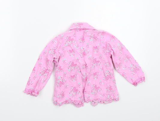 Disney Girls Pink Floral Babydoll Pyjama Top Size 18-24 Months