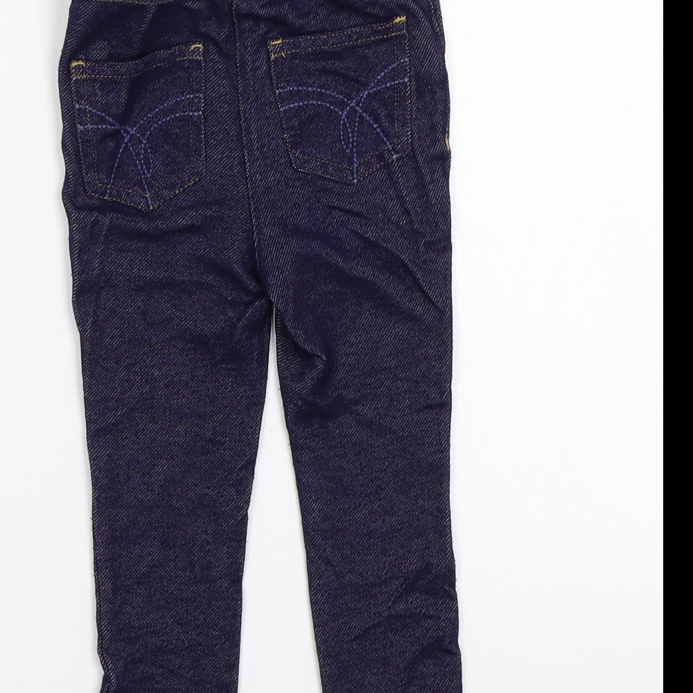 TU Girls Blue Jegging Trousers Size 2 Years
