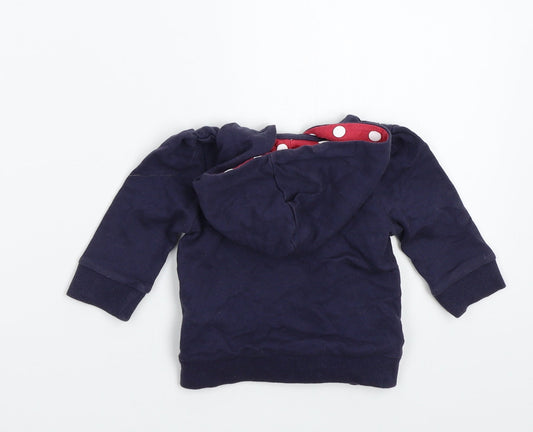 M&Co Girls Blue Jacket Coat Size 3-6 Months