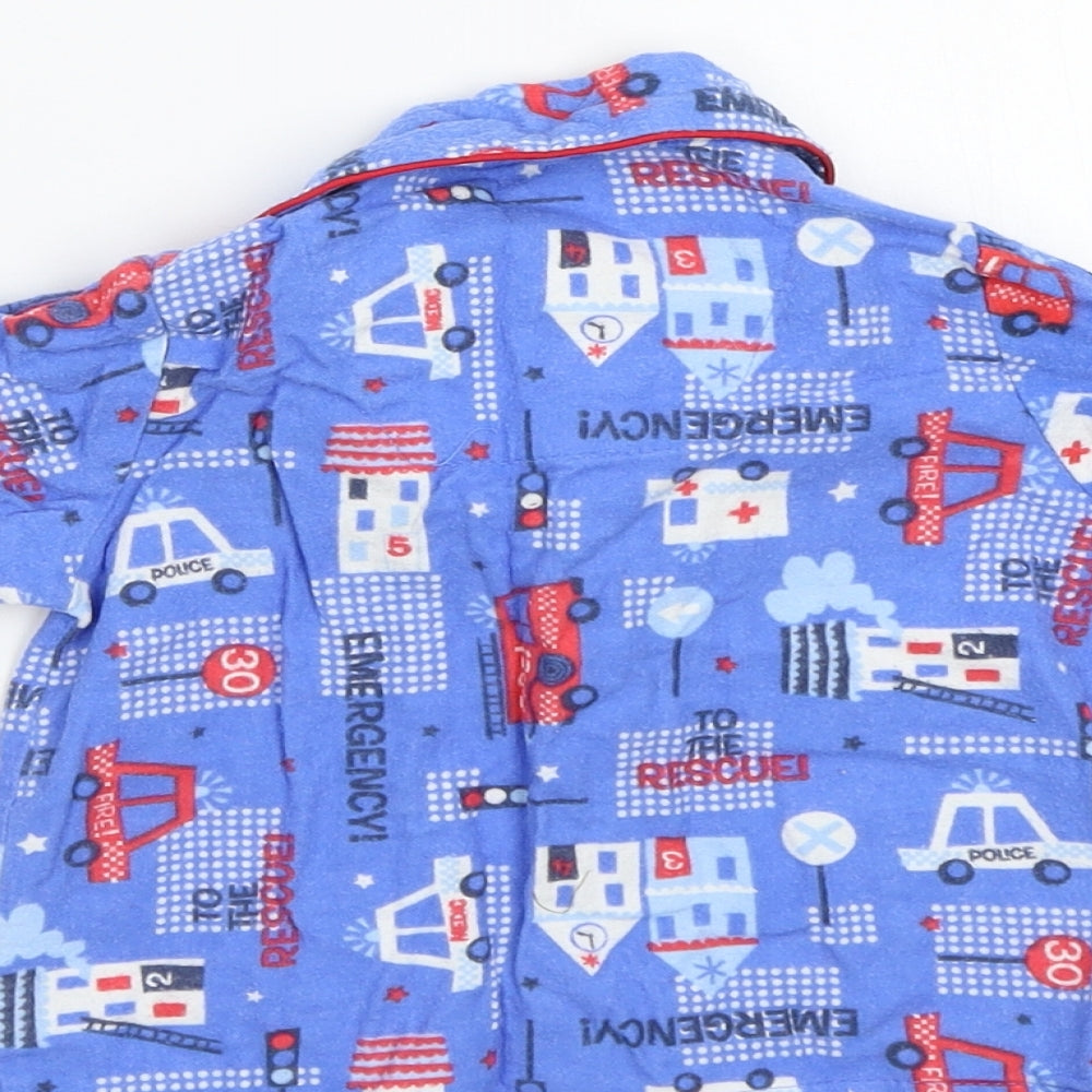 Early days Girls Blue Basic Button-Up Size 6-9 Months