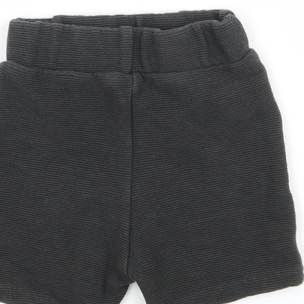 George Baby Grey Jersey Cropped Trousers Size 3-6 Months