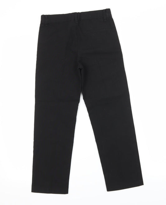 Marks and Spencer Boys Black Cropped Trousers Size 6-7 Years
