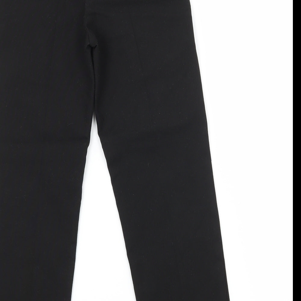 Marks and Spencer Boys Black Cropped Trousers Size 6-7 Years