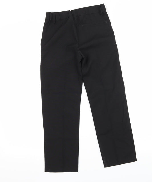 Marks and Spencer Boys Black Dress Pants Trousers Size 6-7 Years