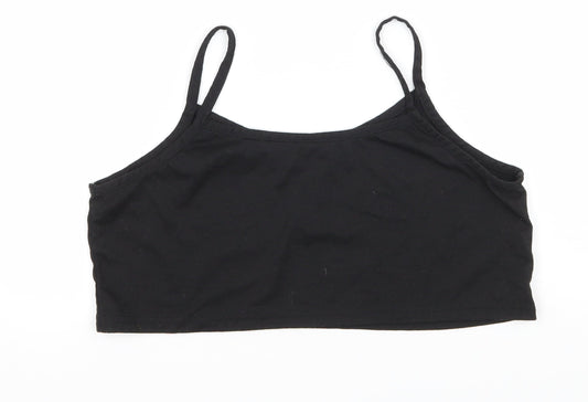 Preworn Womens Black Jersey Camisole Tank Size S - Love