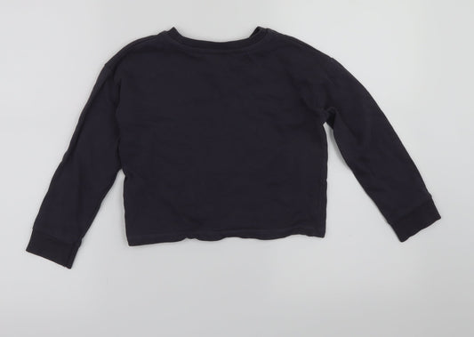 George Girls Blue Pullover Jumper Size 6-7 Years