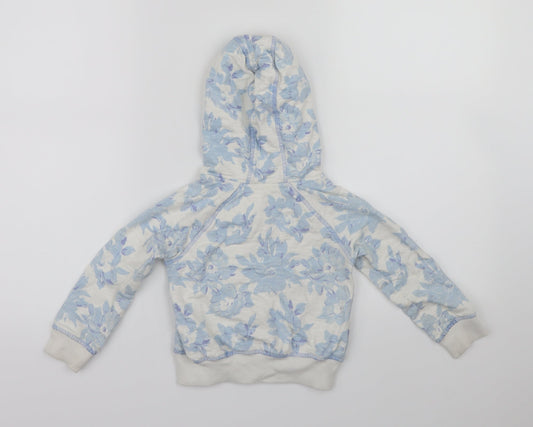 NEXT Girls Blue Floral Jacket Size 3 Years