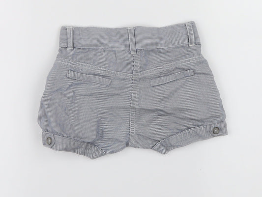 girl2girl Girls Blue Pinstripe Chino Shorts Size 2-3 Years