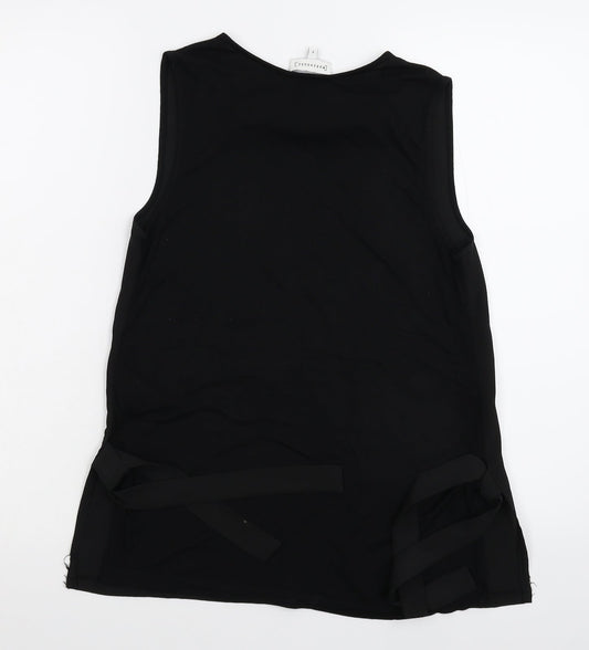 Warehouse Womens Black Basic Tank Size 8