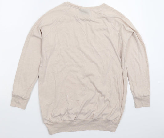 Damned Delux Womens Grey Pullover Sweatshirt Size 14