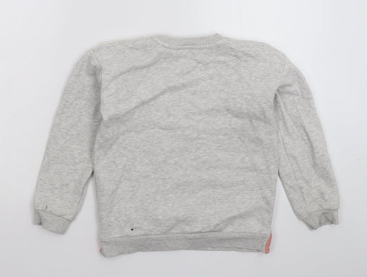 George Girls Grey Pullover Sweatshirt Size 8-9 Years