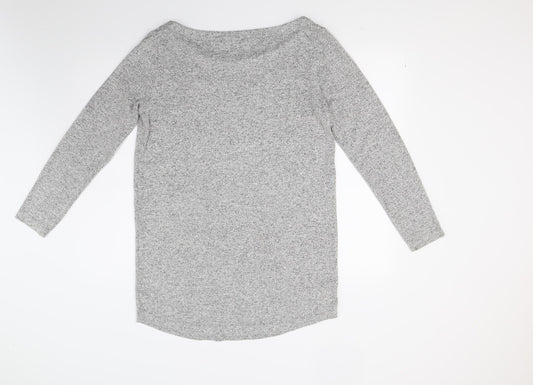 Capsule Womens Grey Knit Tunic Jumper Size 10