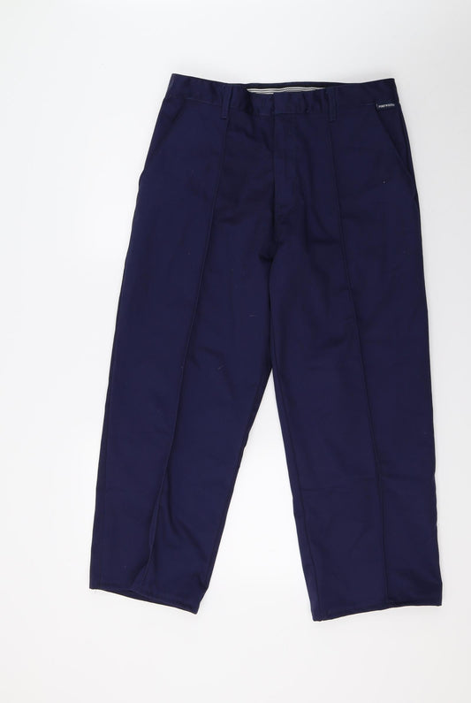 Portwest Mens Blue   Trousers  Size 34 L24 in - Work wear