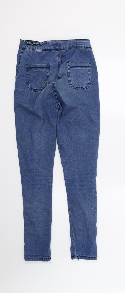 Denim Club Womens Blue Denim Skinny Jeans Size 12 L28 in
