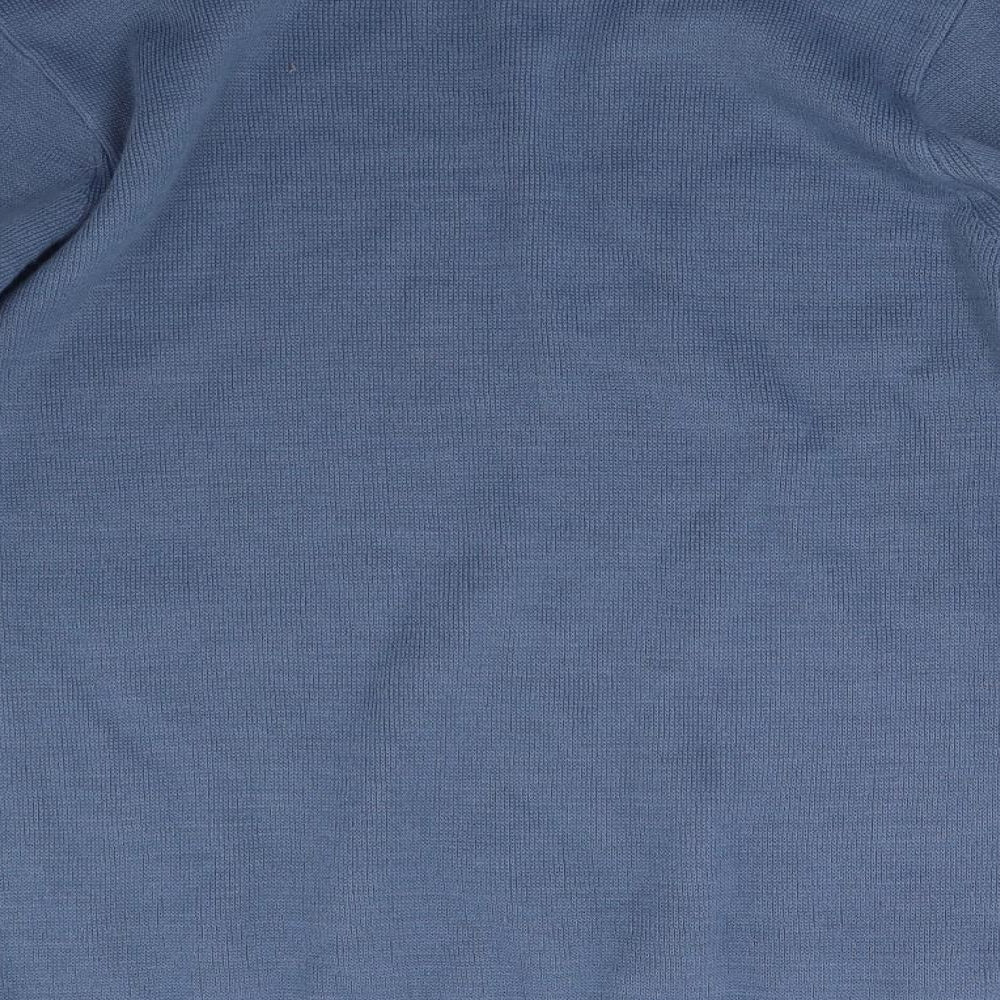 Bonmarch Womens Blue Knit Pullover Jumper Size S