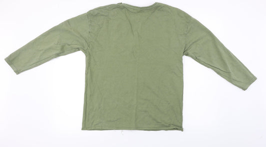New Look Womens Green Pullover Jumper Size 10