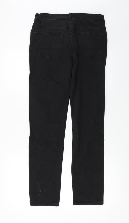 denim co Womens Black Skinny Jeans Size 32 in L28 in