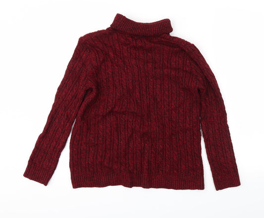 Preworn Womens Red Pullover Jumper Size M