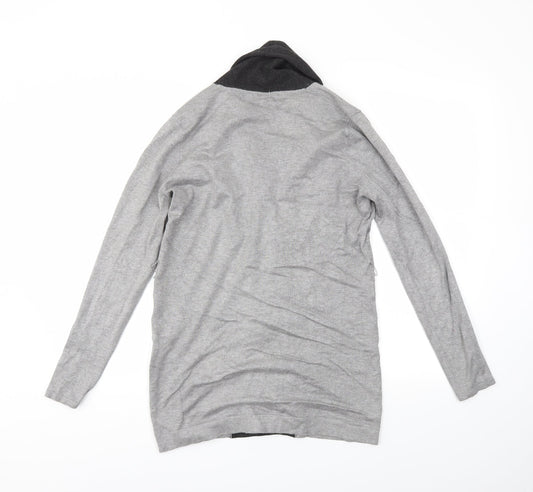 MONNARI Womens Grey Wrap Jumper Size M