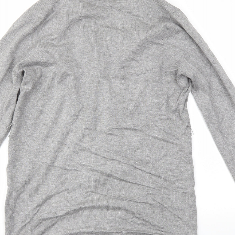 MONNARI Womens Grey Wrap Jumper Size M